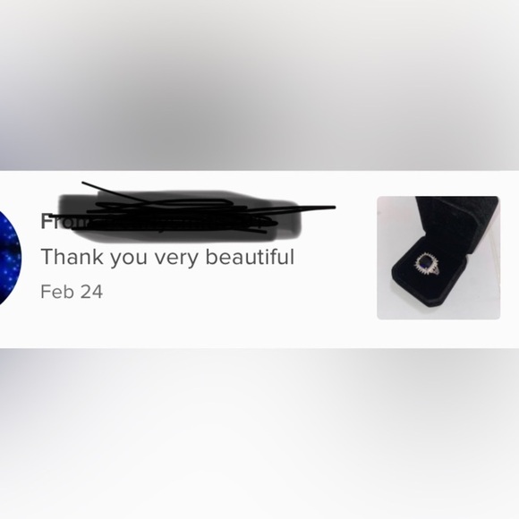 Gorgeous Blue Cubic Zirconia Simulated Blue Sapphire Ring Women in Sil… - Picture 9 of 9